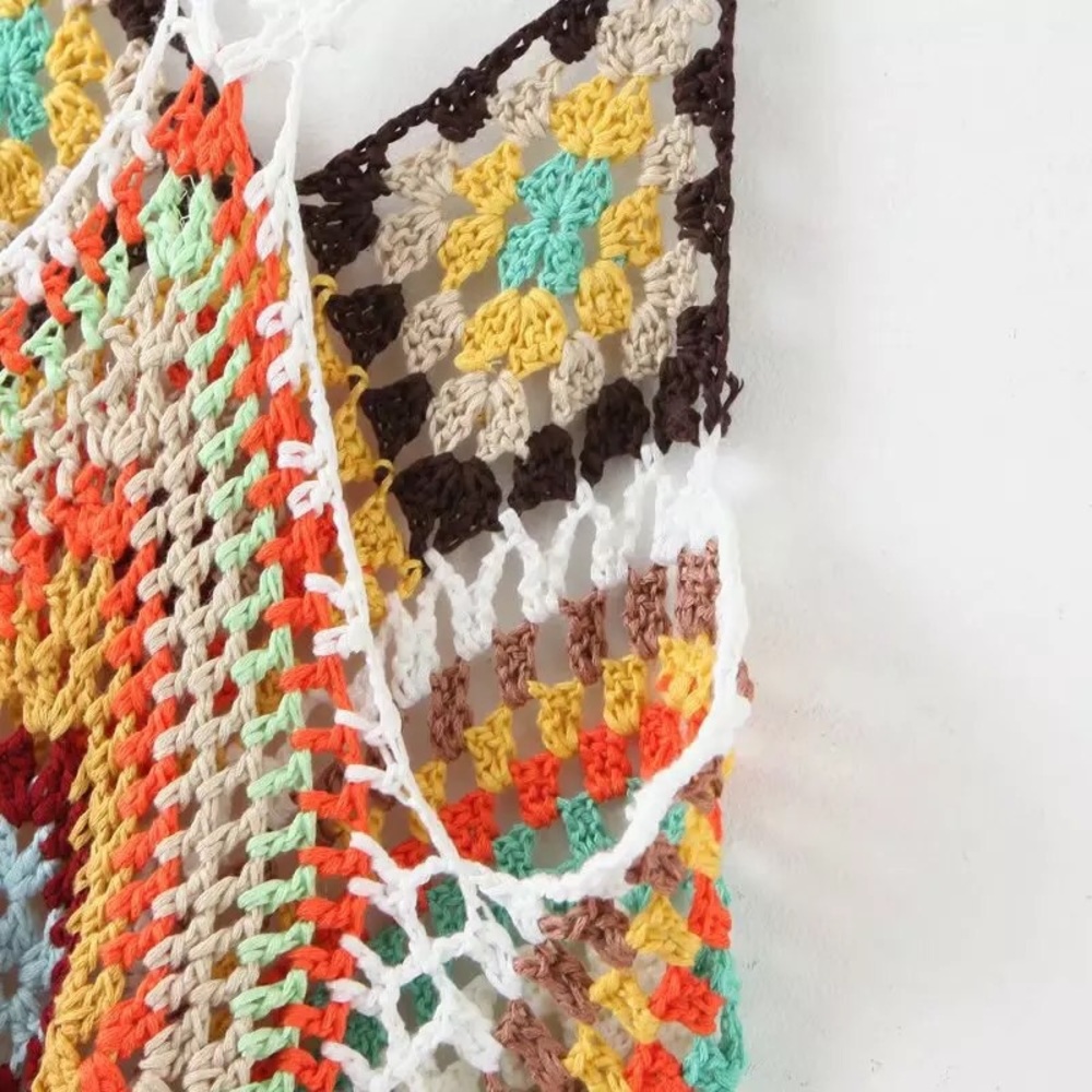 Granny Square Crochet Boho Dress RESTOCKED🎉 - Picture 9 of 11